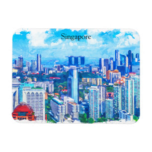 Íman Linda visão Singapura Ásia Panorama