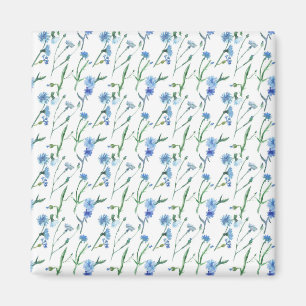 Íman Lindas flores de aquarela
