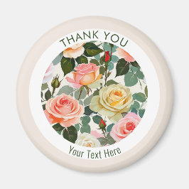 Íman Lindas Rosas Flor Botânica Floresce Obrigado