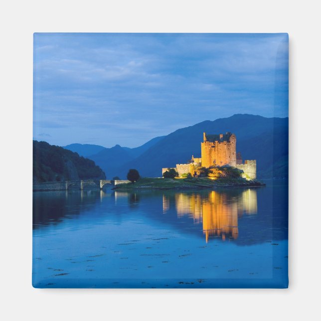 Íman Lindo Castelo Eileen Donan no Dornie Ocidental (Frente)