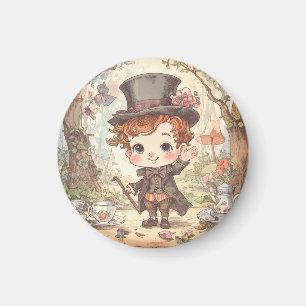 Íman Lindo Chapéu Louco Arte Caprichosa de Terra das Ma
