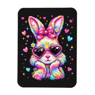 Íman Lindo Coquete Tie Dye Coelho Páscoa Bunny