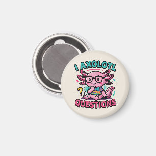 Íman Lindo Eu Perguntas de Axolote nerd asteca com ócul
