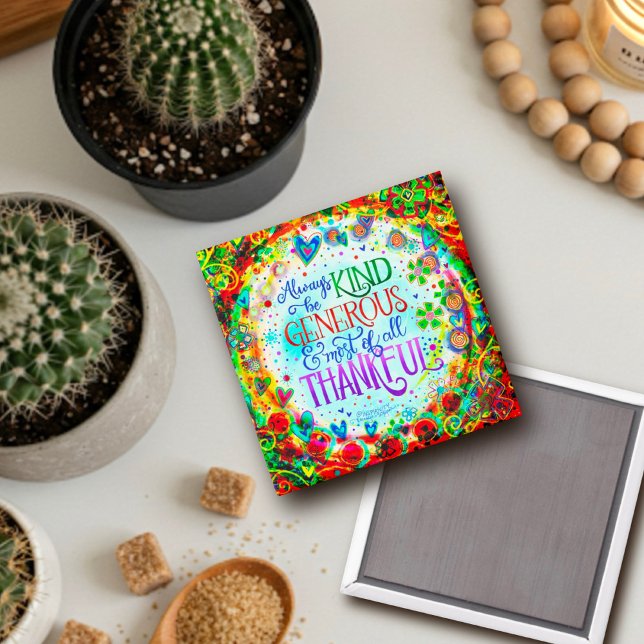 Íman Lindo Magneta Bonito de Inspirividade Agradável (Criador carregado)