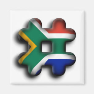 Íman Lindo padrão de arte com hashtag da bandeira da Áf
