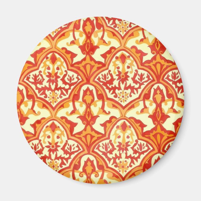 ÍMAN LINDO PADRÃO - VERMELHO E LARANJA (Frente)
