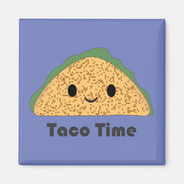 Íman Lindo Taco Kawaii Hora do Taco (Frente)
