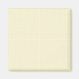 Íman Lindos Círculos Amarelos em Fundo Branco