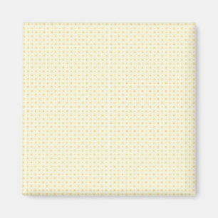 Íman Lindos Círculos Amarelos em Fundo Branco