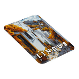 Íman Lindos, Rodes: Arquitetura Grega Vintage