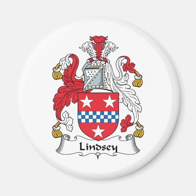 Íman Lindsey Family Crest (Frente)