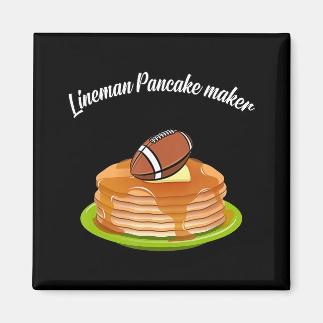 Íman Lineman Pancake - Fabricante de futebol (Frente)