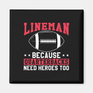 Íman Lineman Porque Quarterbacks Precisam De Heróis Mui