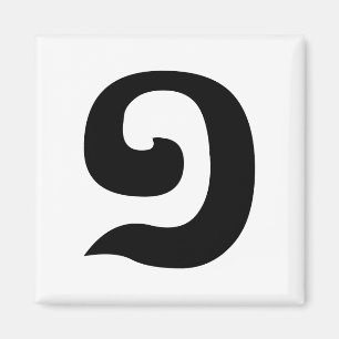 Íman Língua cambojana do Khmer do número 1/um/១ (Mu