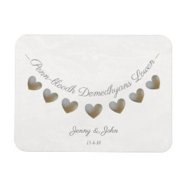 Íman Língua de aniversário de casamento da Cornega