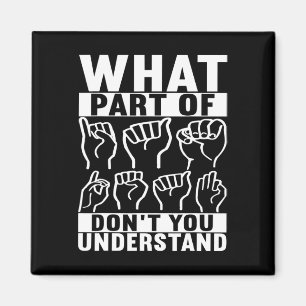 Íman Língua de Sinais Americana Sensibilização Surda 7