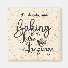 Íman Linguagem de Amor Fazendo Magnet Personalizado