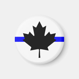 Íman Linha azul fina - Versão do Canadá