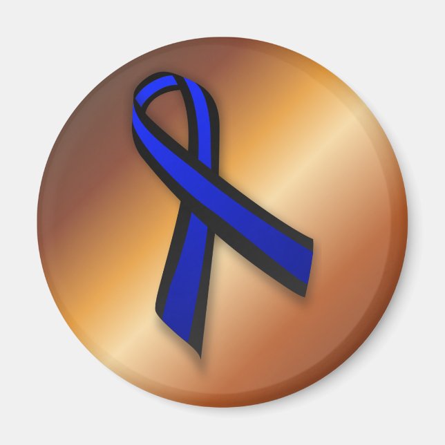 Íman Linha Azul Fino (Frente)