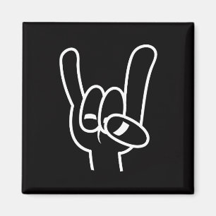 Íman Linha Branca de Cavalos Diabos de Metal Pesado