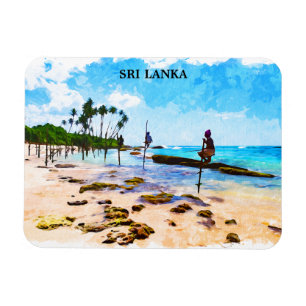 Íman Linha costeira tropical do Sri Lanka