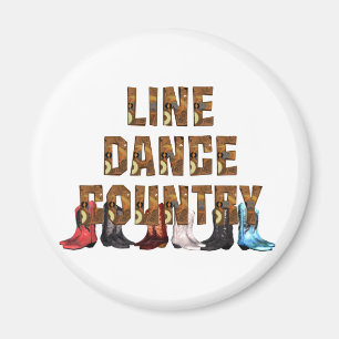 Íman Linha dança do país do T