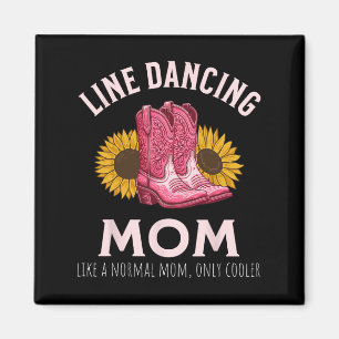 Íman Linha Dançando Mãe Dia de as mães País Ocidental