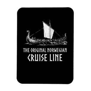 Íman Linha De Cruzeiro De Viagem De Navio Odin E Valhal