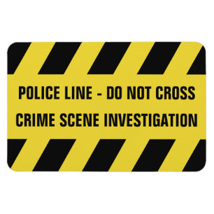 Íman Linha de polícia ímã feito sob encomenda do fal