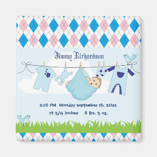 Íman Linha de roupa bonito do bebé