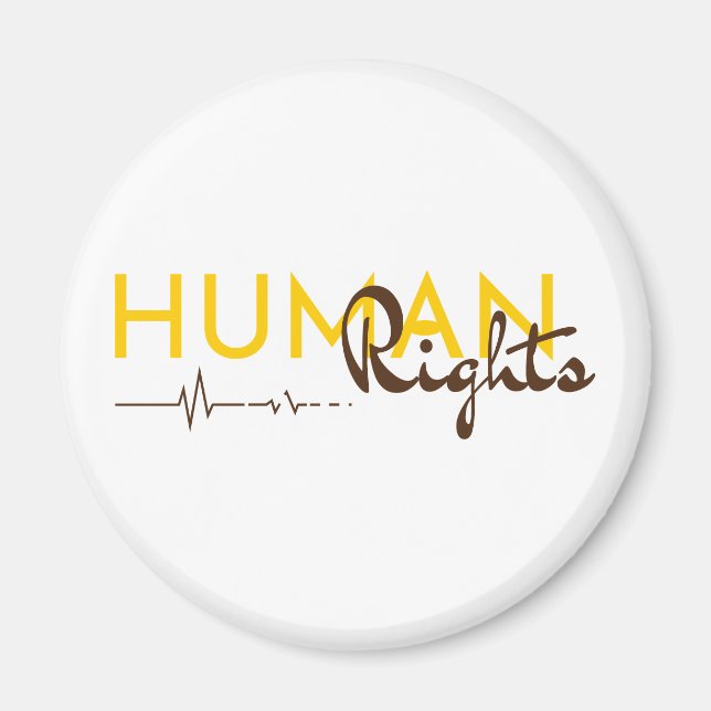 Íman Linha de vida dos direitos humanos (Frente)