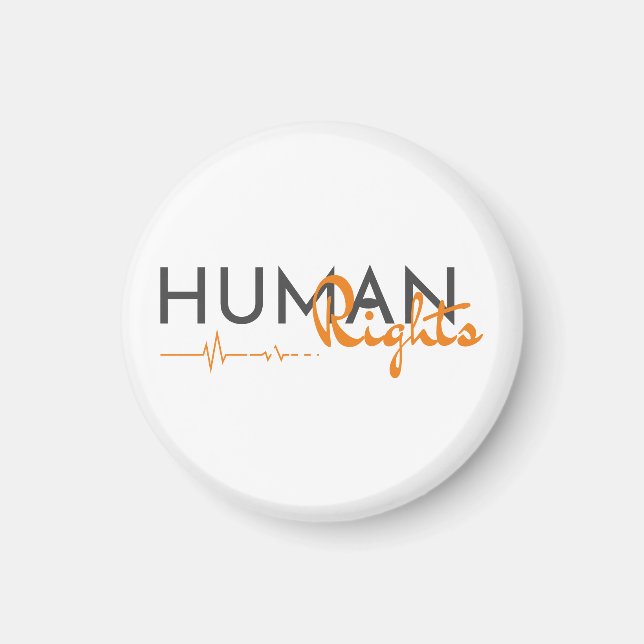 Íman Linha de vida dos direitos humanos (Frente)