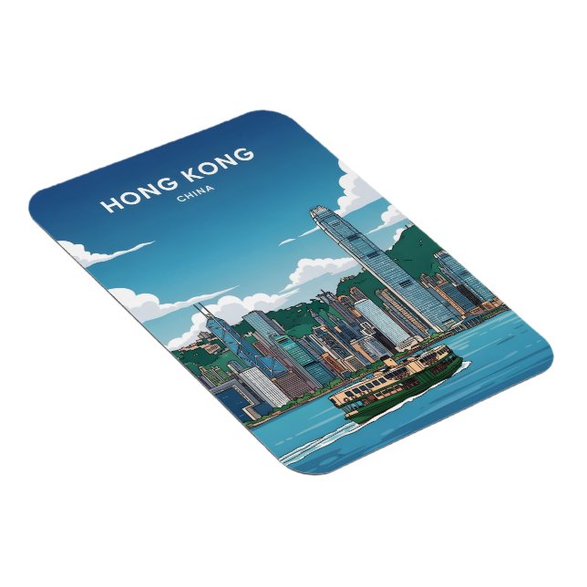 Íman Linha do horizonte de Hong Kong (Lado Direito)