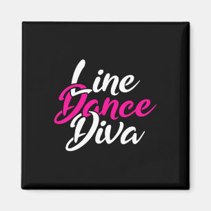 Íman Linha do País Ocidental Dançando Diva Mulheres na 