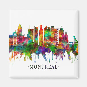 Íman Linha do Skyline do Canadá Montreal