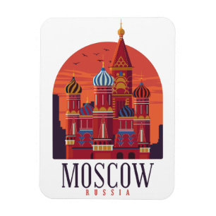 Íman Linha do Skyline do Kremlin na Rússia de Moscou
