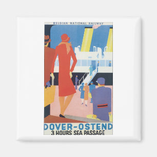 Íman Linha ferroviária belga Dover Ostend