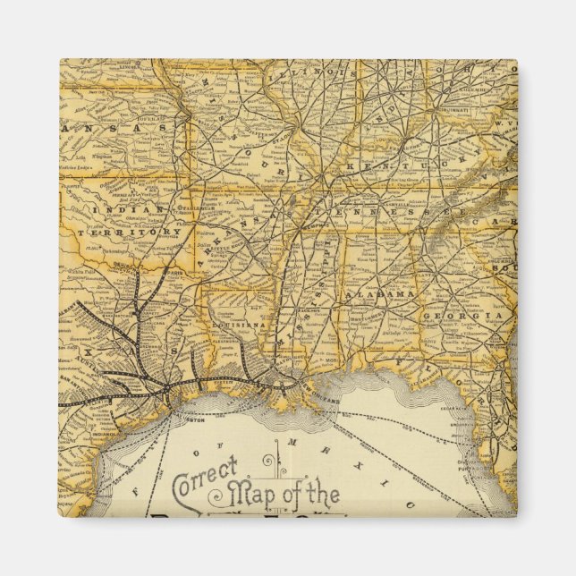 Íman Linha ferroviária, navio a vapor Sociedade do Pací (Frente)