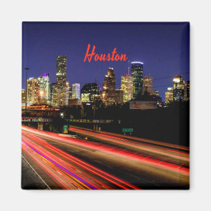 Íman Linha Skyline da cidade de Houston Texas
