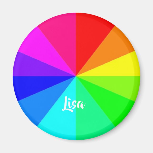 Íman Linhas arco-íris (Frente)