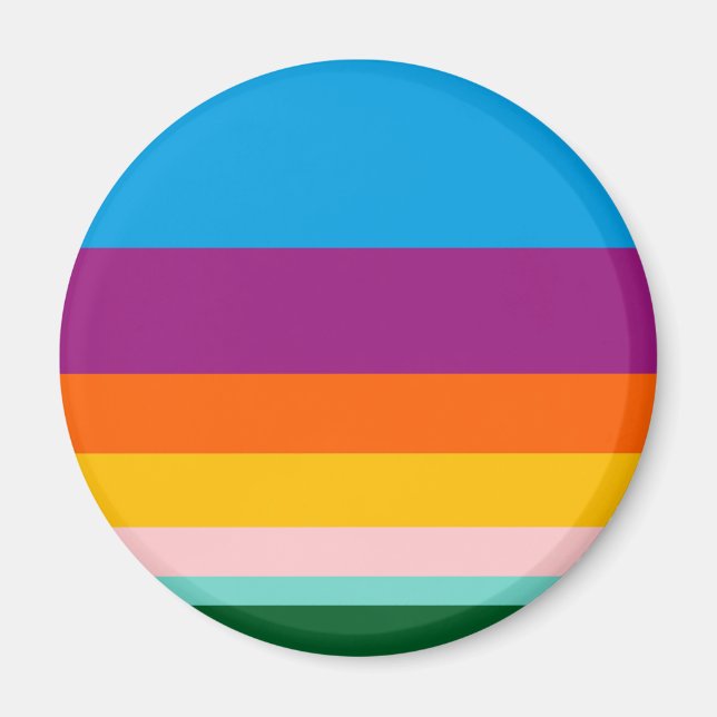 Íman Linhas coloridas (Frente)