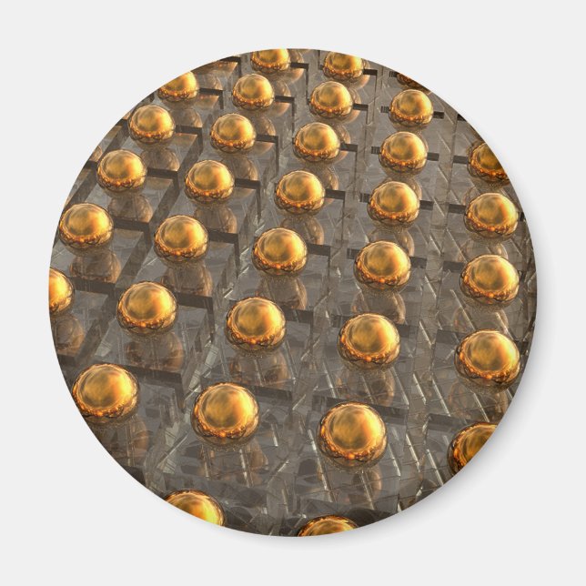 Íman Linhas de Bronze (Frente)