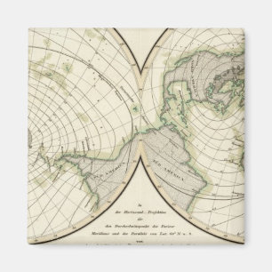 Íman Linhas isodinâmicas do mundo