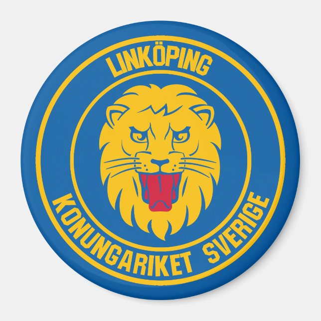 Íman Linköping Round Emblem (Frente)