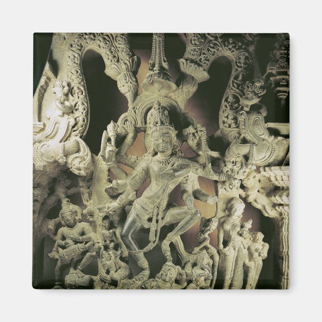 Íman Lintel com Shiva Nataraja, dinastia Kakatiya (Frente)
