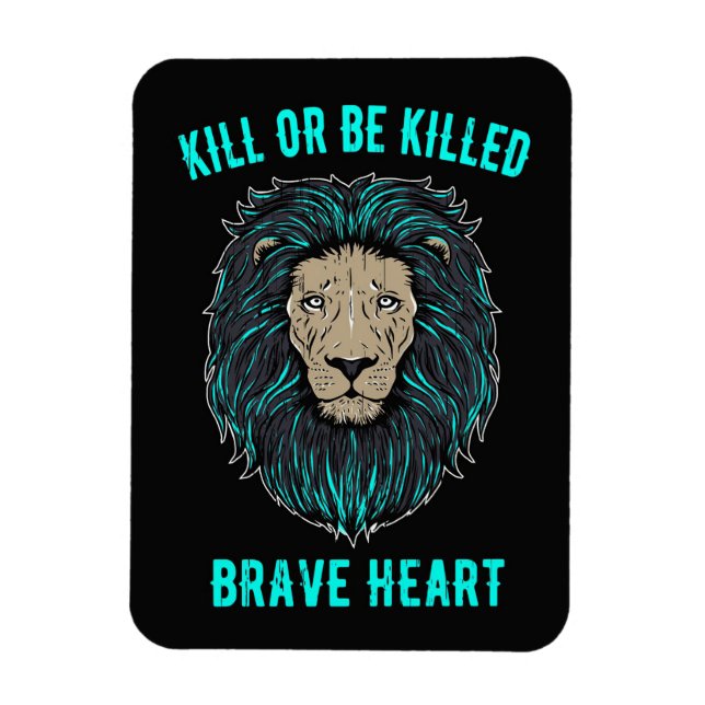 Íman Lion Brave Heart (Vertical)