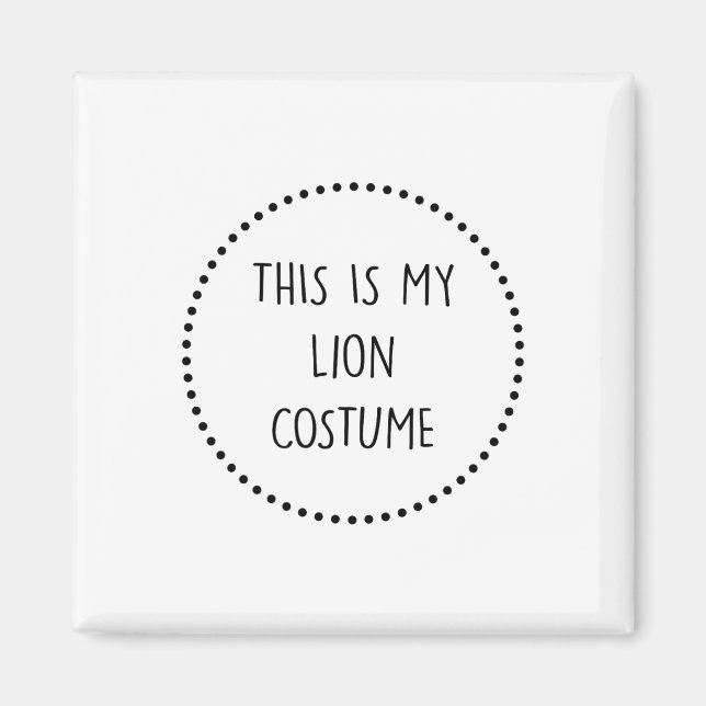 Íman Lion Costume (Frente)