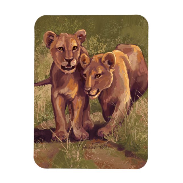 Íman Lion Cubs (Vertical)