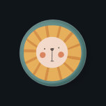 Íman Lion Cute Orange<br><div class="desc">Berçário de leão bonito</div>