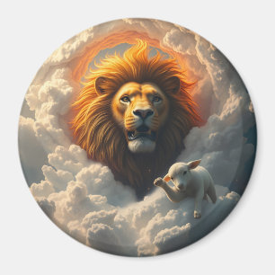 Íman Lion e Lamb Magnet